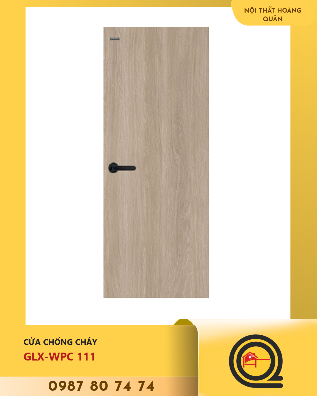 Cửa Nhựa Gỗ WPC GLX-WPC 111